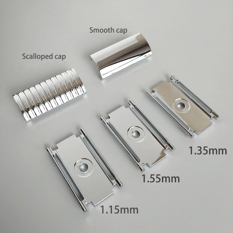 Dscosmetic AX-SE Zinc Alloy Double Edge Safety Razor with Stainless Steel Handle