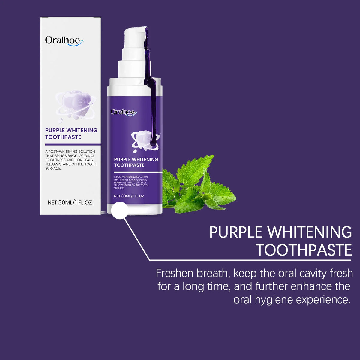 Efficient Dental Toothpaste Whitening Deep Cleaning Remove Plaque And Stains Tartar Hygiene Whiten Teeth For A Confident Smile
