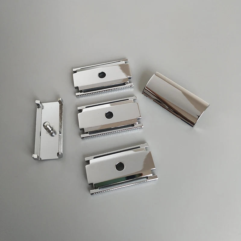 Dscosmetic AX-SE Zinc Alloy Double Edge Safety Razor with Stainless Steel Handle