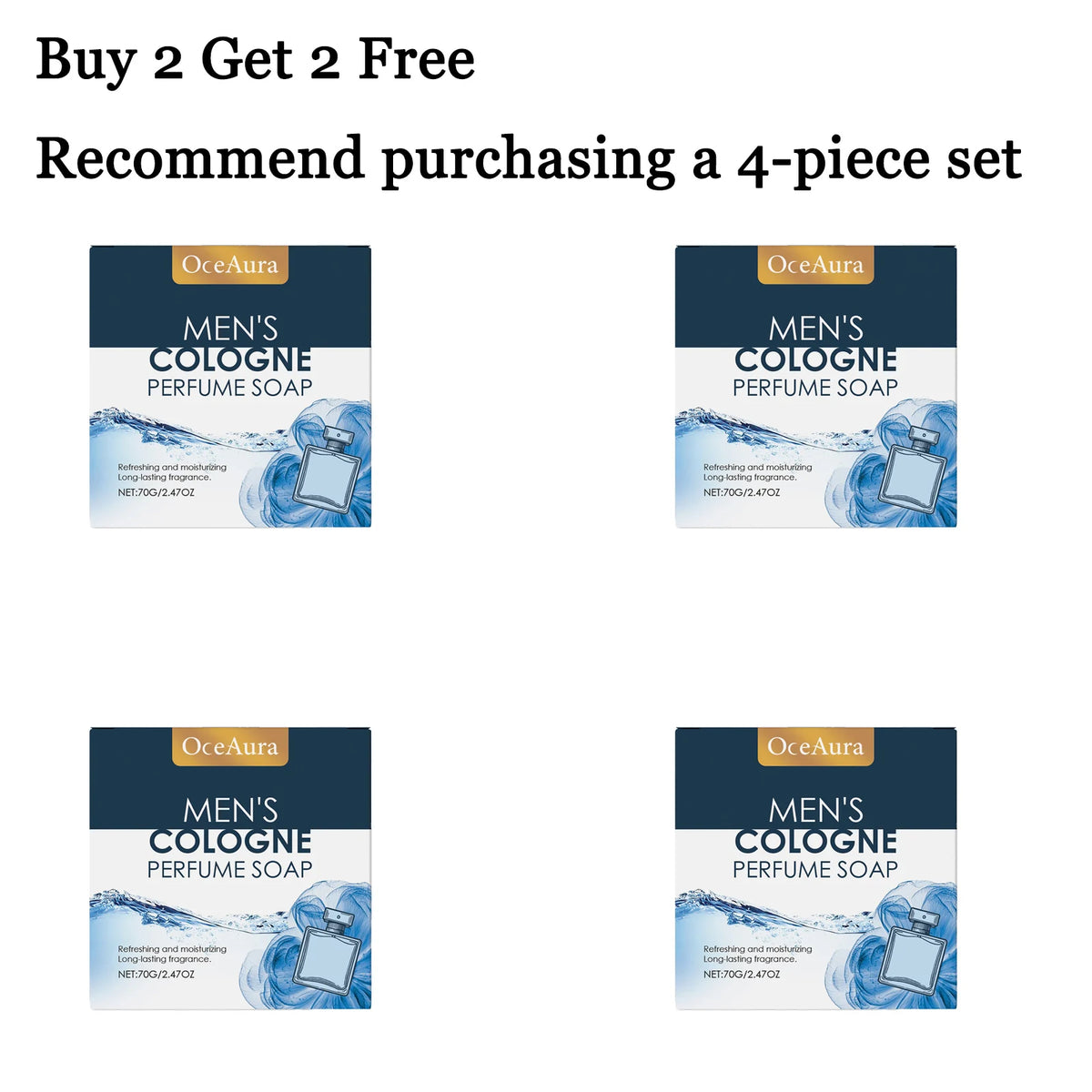 70g Men Cologne Bathing Soap Gentle Cleaning Pores Moisturizing Non-tight Rejuvenating Improve Skin Texture Soothing Discomfort Smoothing Body Soap