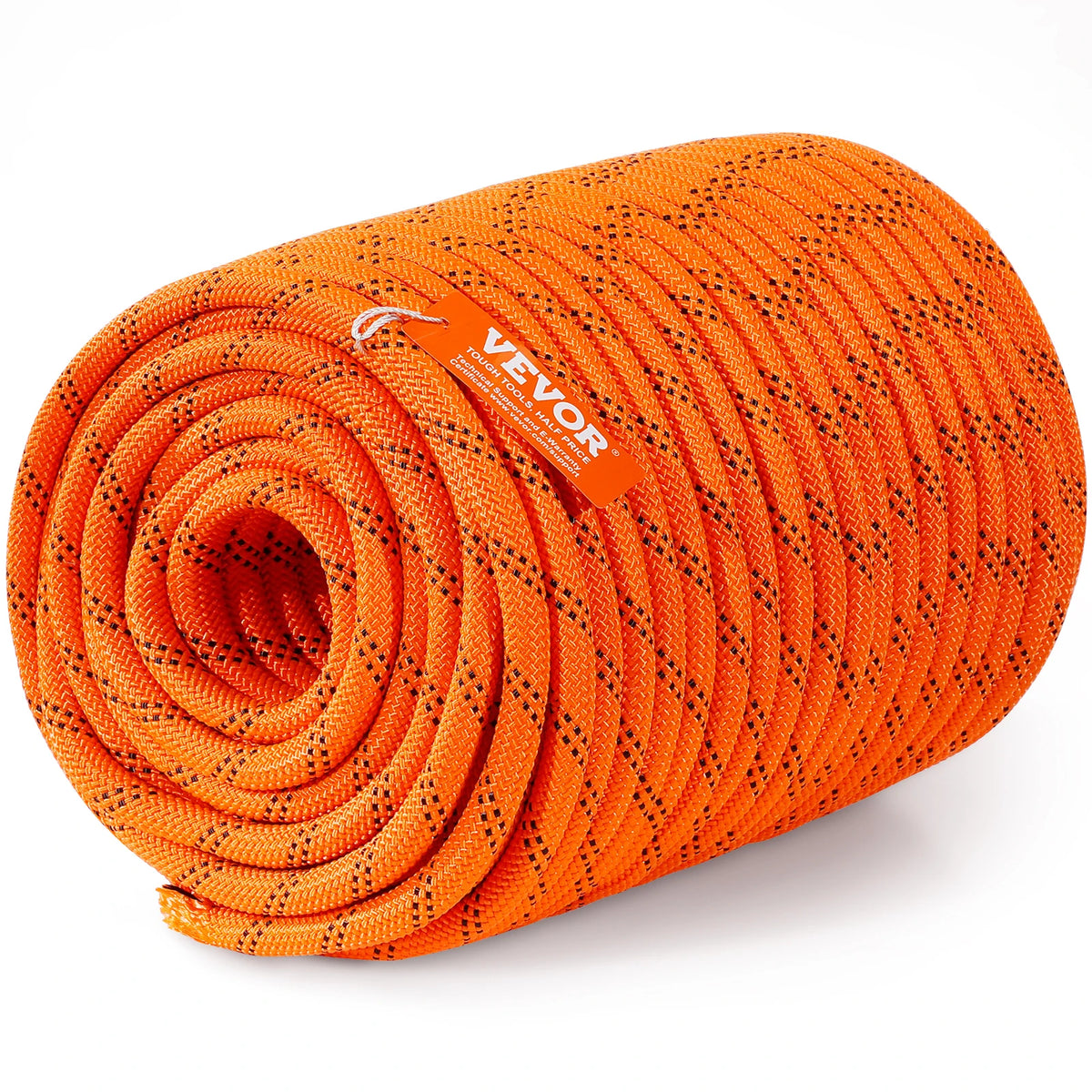SucceBuy 220ft Dual-Weave Polyester Rope 48-Strand Outdoor Accessories Emergency Cord for Camping Swinging Rappelling Rescue