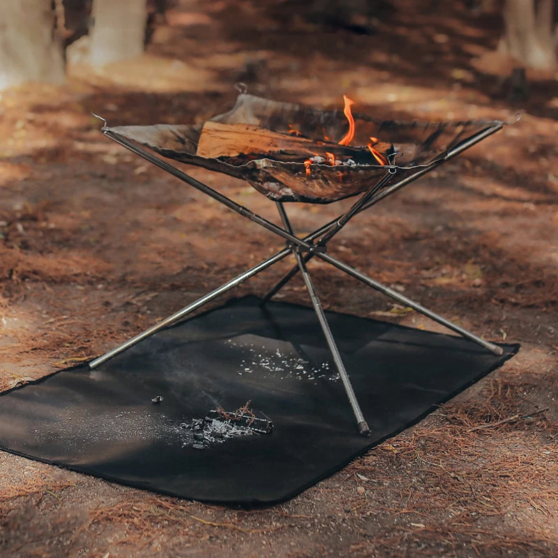 Fiberglass Fire Retardant Blanket Welding Blanket Cover Fireproof Cloth Thermal Resistant Insulation Picnic Mat Silicone Coated