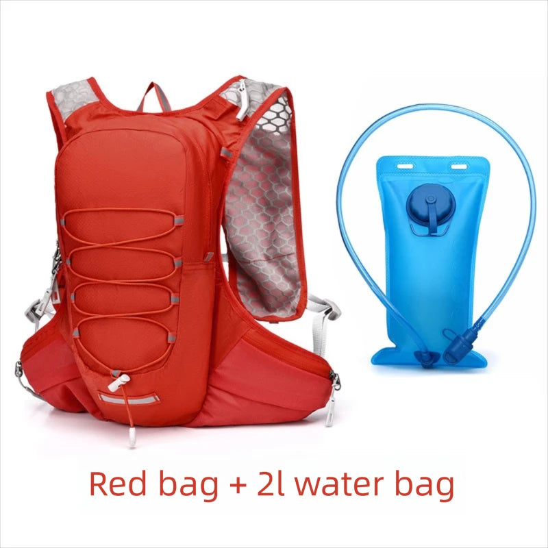 Running Hydration Vest Backpack Lightweight Multi‑Pocket Water Bag Holder For Trail Running Cycling Outdoor Sports