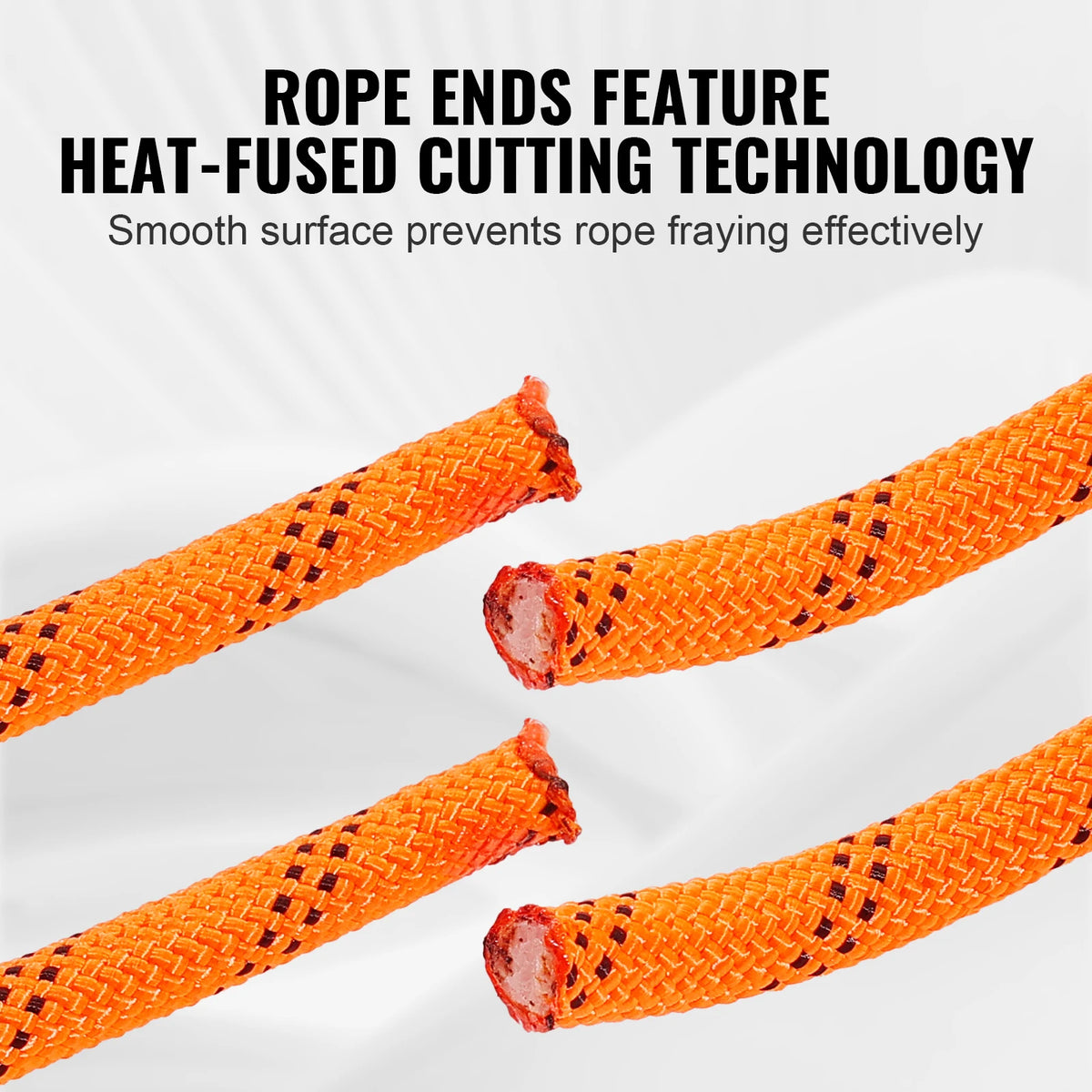 SucceBuy 120ft Dual-Weave Polyester Cord 3/8 1/2 inch 48-Strand Multi-Use Rope for Arborist Activities Adventures Versatile