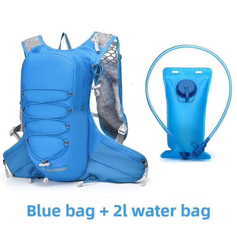 Running Hydration Vest Backpack Lightweight Multi‑Pocket Water Bag Holder For Trail Running Cycling Outdoor Sports
