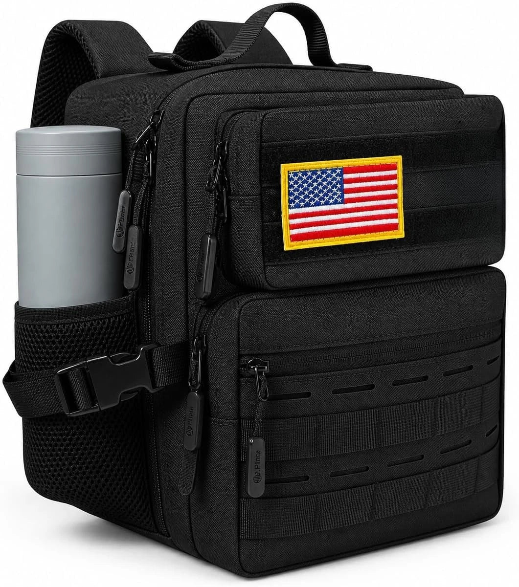 9L Mini Tactical Backpack Small Military Gym Bag Molle Daypack Camping Backpack with Patch