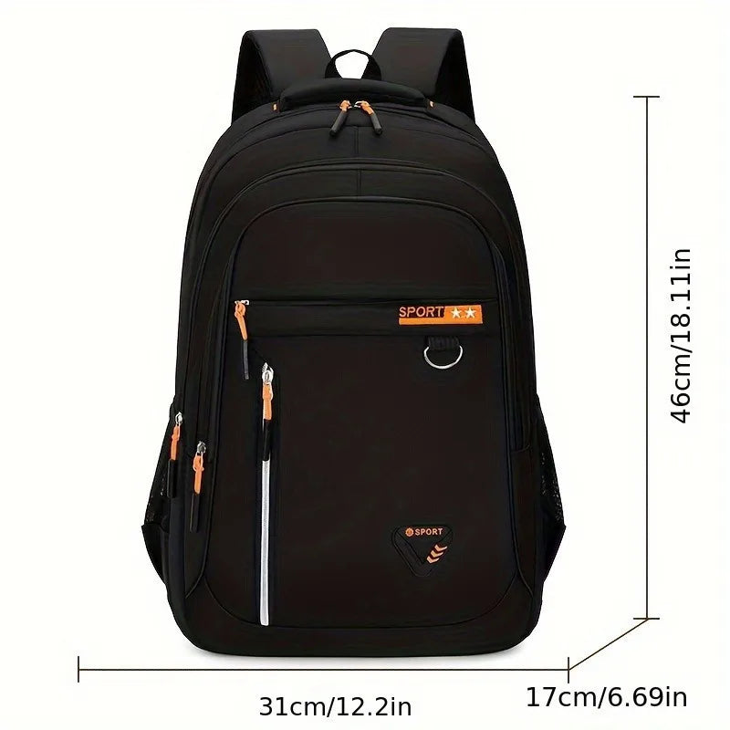Men Large Capacity Laptop Backpack 15.6 Inch Oxford School Backpack Multi Pocket Sport Travel Backpack For Teenagers Student Dai
