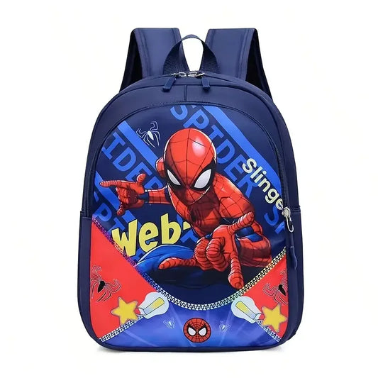 The Mesuca Kids Cartoon Supes Backpack, Boys School Bag with Colorful Character Design, Lightweight Large Capacity Bookbag for Kindergarten Elementary School Travel Gift