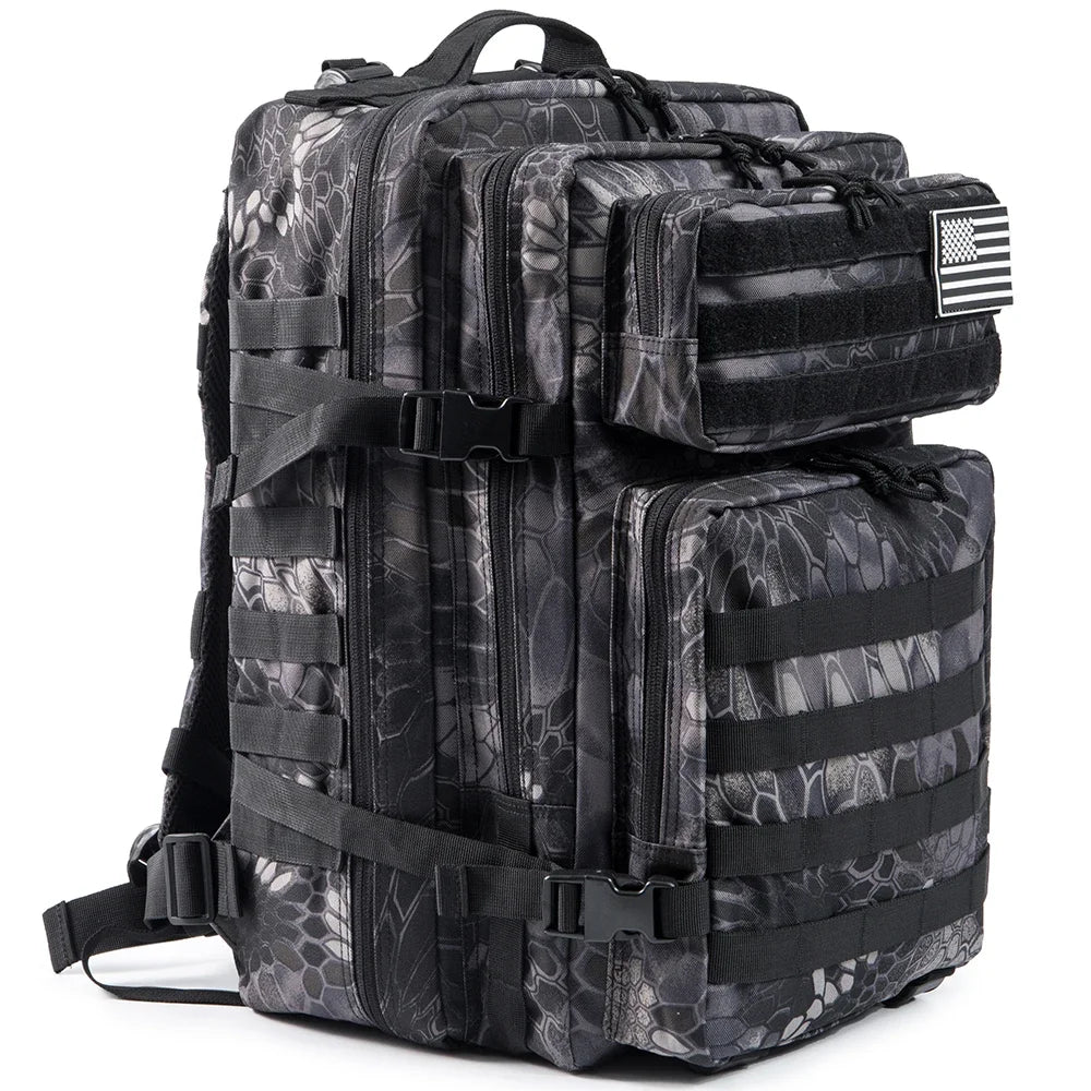 Tactical Backpacks Outdoor 45L Large Capacity Man 3 Days Molle Hking Bags For Outdoor Trekking Camping Backpack