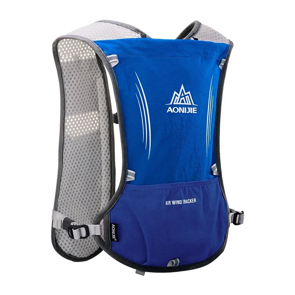 AONIJIE E913S 5L Hydration Backpack Rucksack Bag Vest Harness For 1.5L Water Bladder Hiking Camping Running Marathon Race Sports